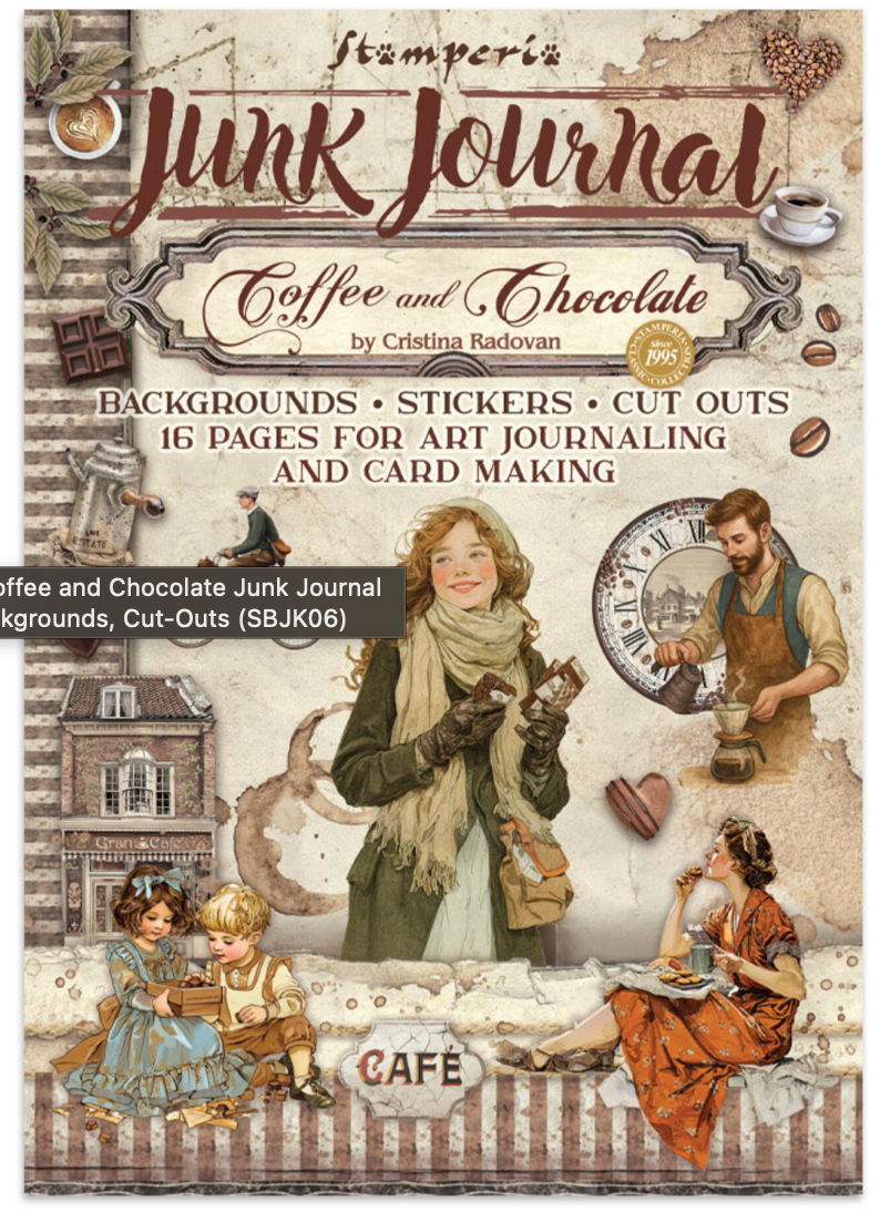 Stamperia - Coffee and Chocolate junk journal