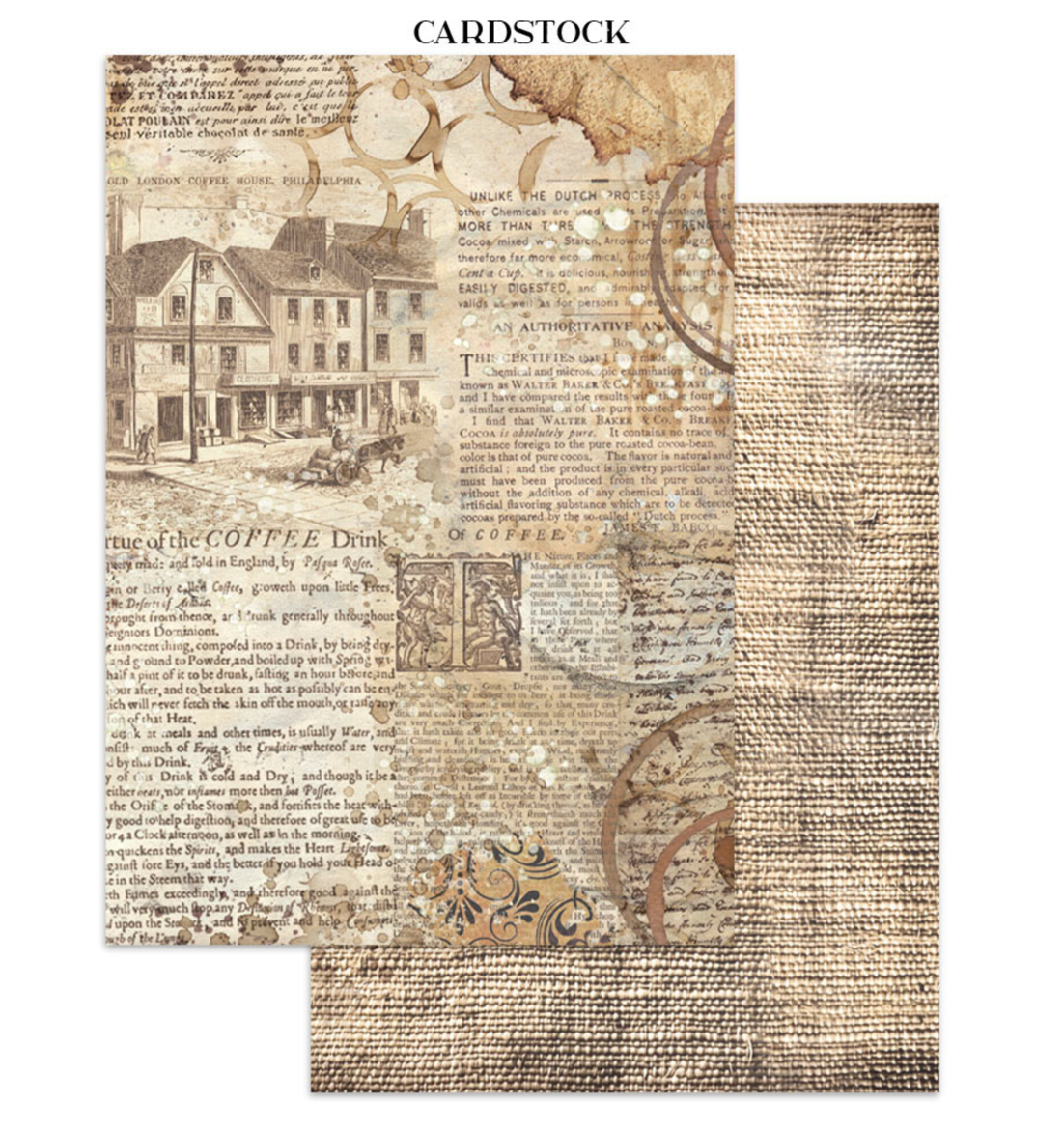 Stamperia - Coffee and Chocolate junk journal