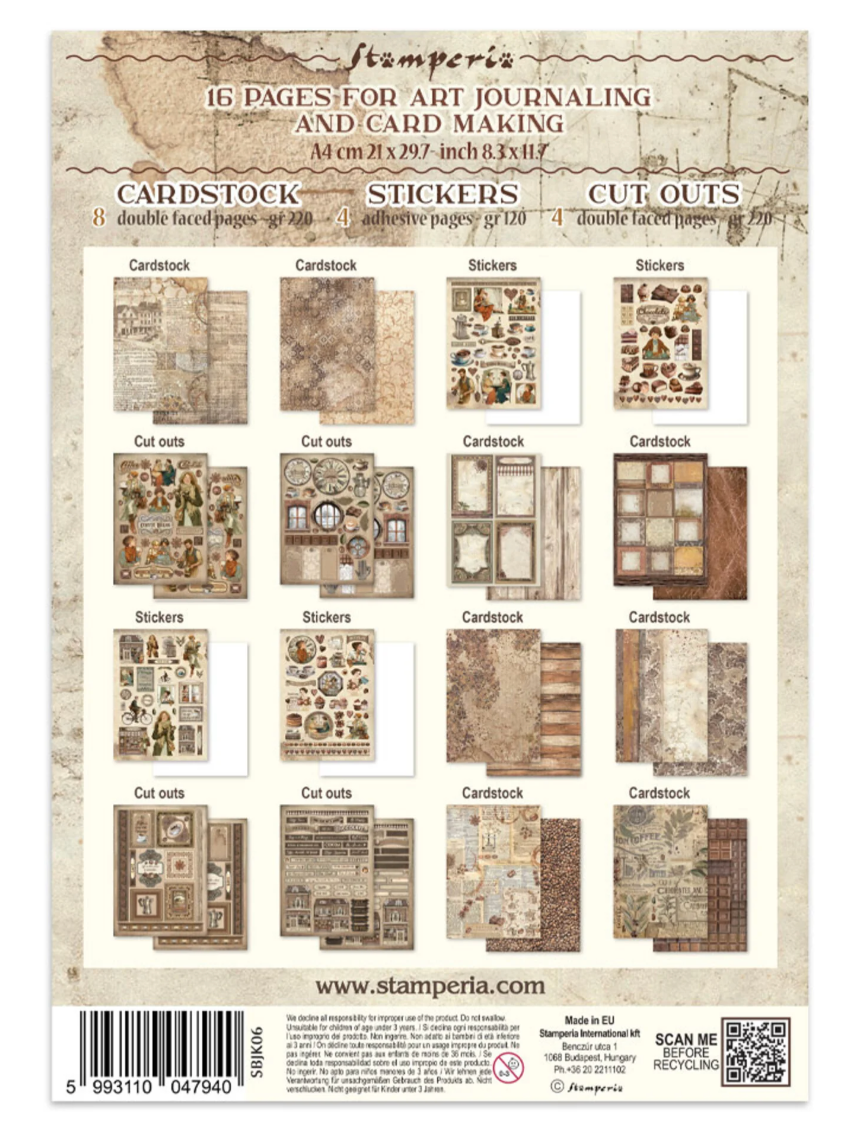 Stamperia - Coffee and Chocolate junk journal