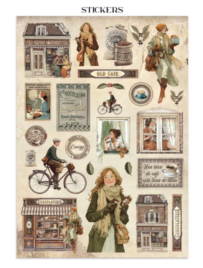 Stamperia - Coffee and Chocolate junk journal