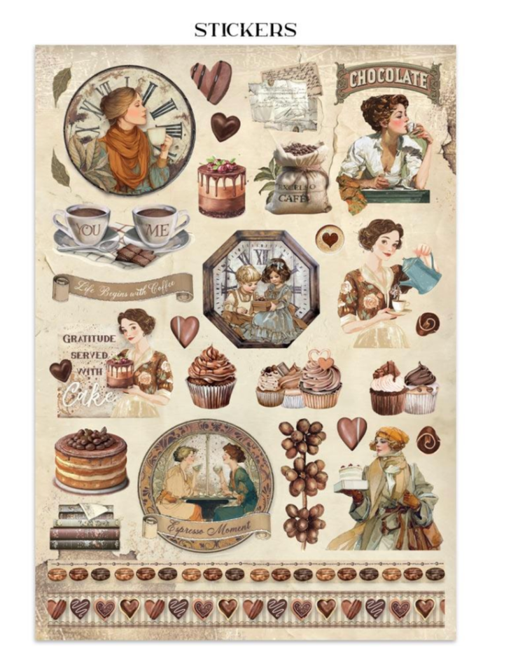 Stamperia - Coffee and Chocolate junk journal