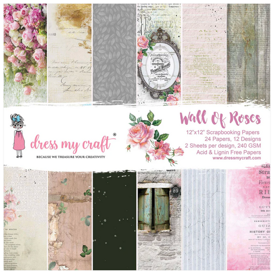 Dress My Craft - Wall of Roses