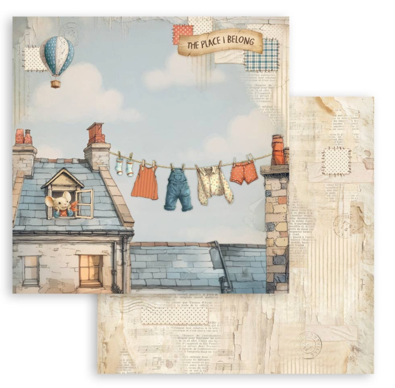 Stamperia - Family - 12x12 inch paper pack