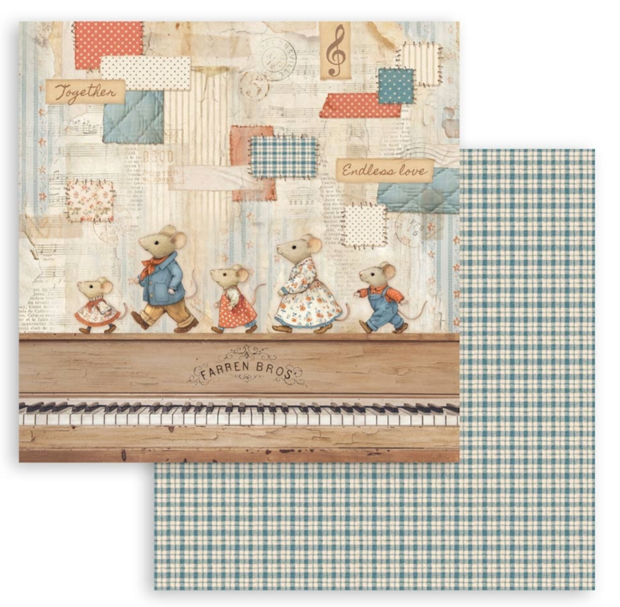 Stamperia - Family - 12x12 inch paper pack