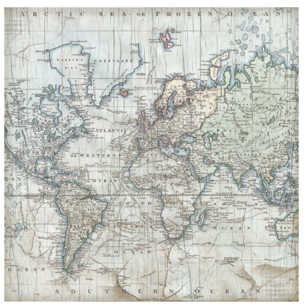 Stamperia - Slient Sea - Fabric