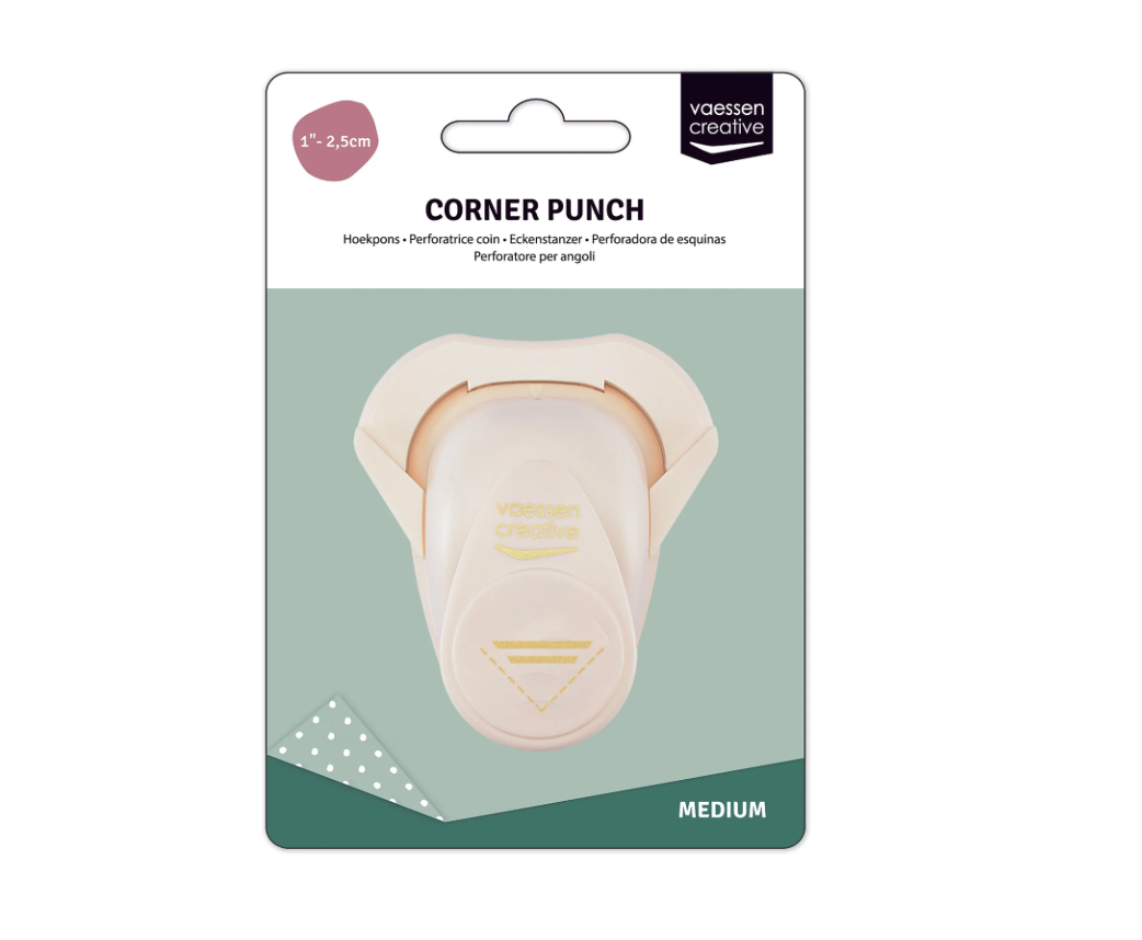 Vaessen Creative - Hoekpons 2,5 cm