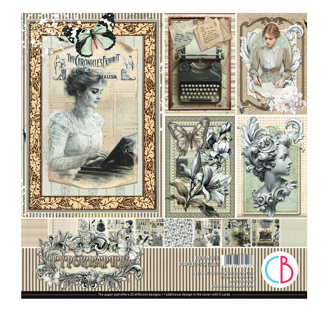Ciao Bella - Typographic - Paper Pad 12x12