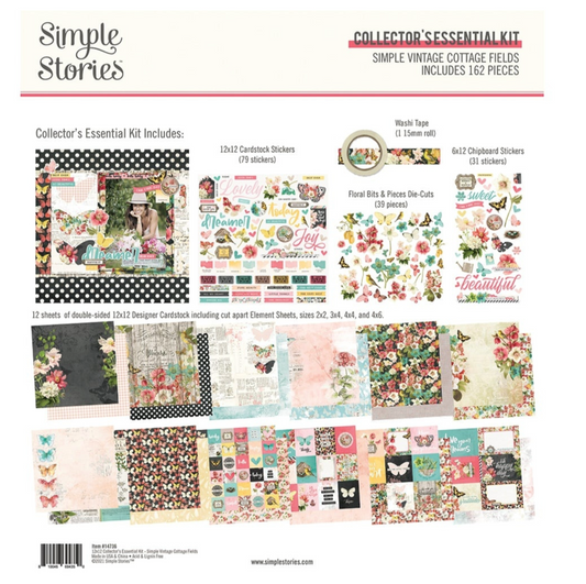 Simple Stories - Simple Vintage Cottage Fields Collector's Essential Kit