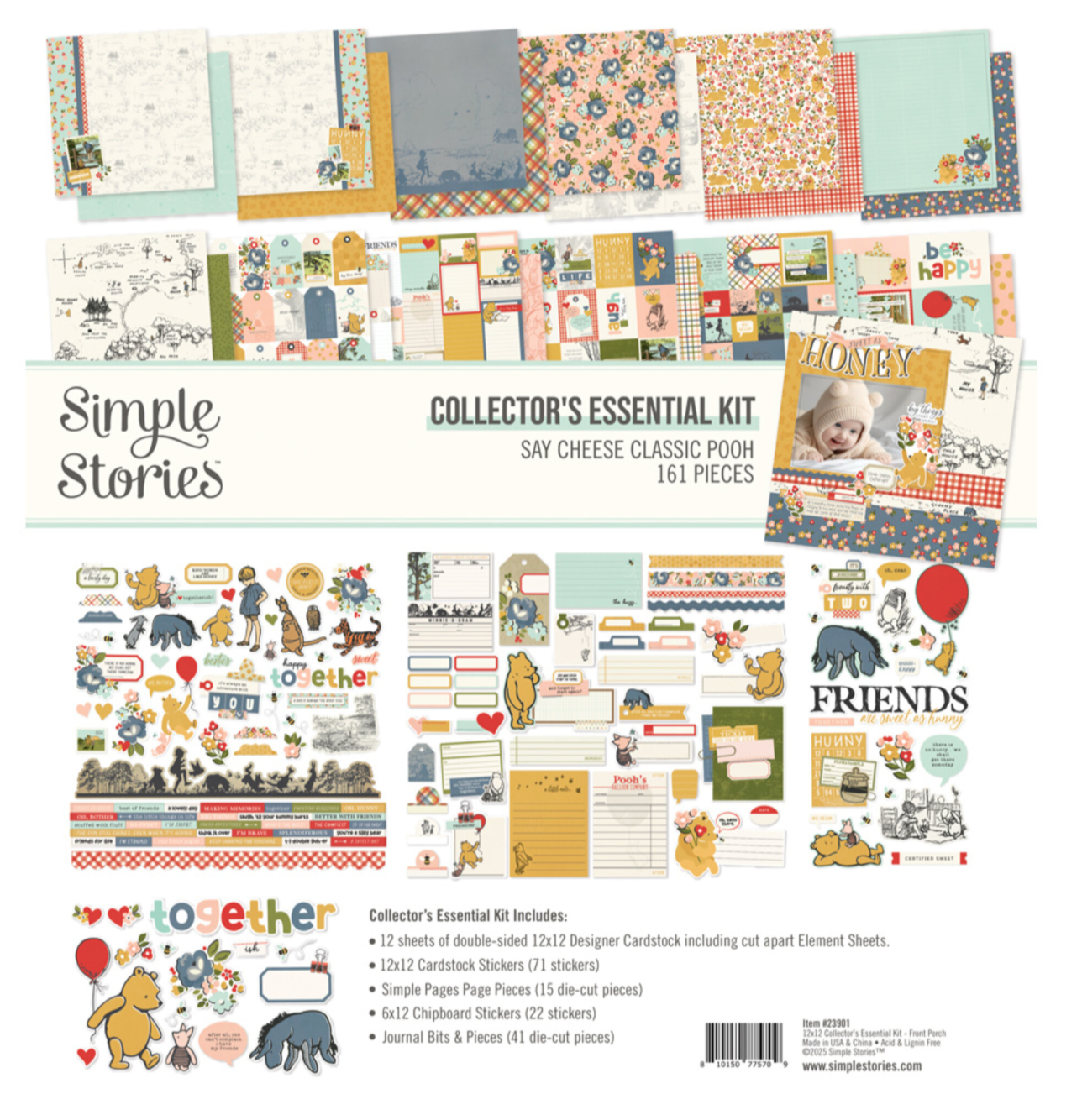 Simple Stories - Say Cheese Classic Pooh Collector's Essential Kit