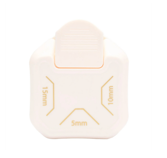 Vaessen Creative - 3-in-1 Hoekpons Diagonaal 5-10-15mm