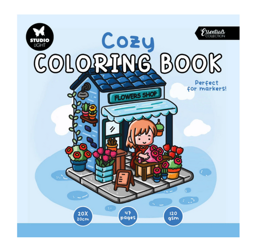 Studio Light - Cozy Coloring Book - Cozy Flower Shop