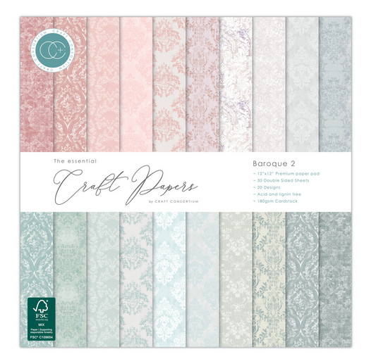 Craft Consortium - Paper pad - Baroque 2