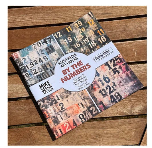 IndigoBlu - By the Numbers 8x8 inch paper book