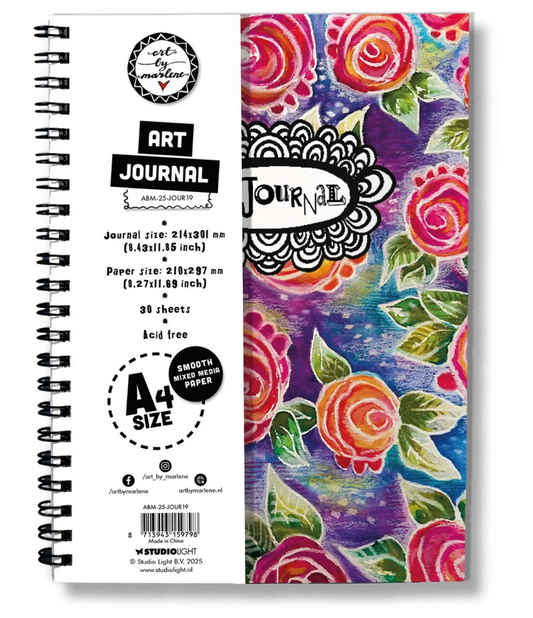 Art By Marlene - Art Journal A4 30 sheets