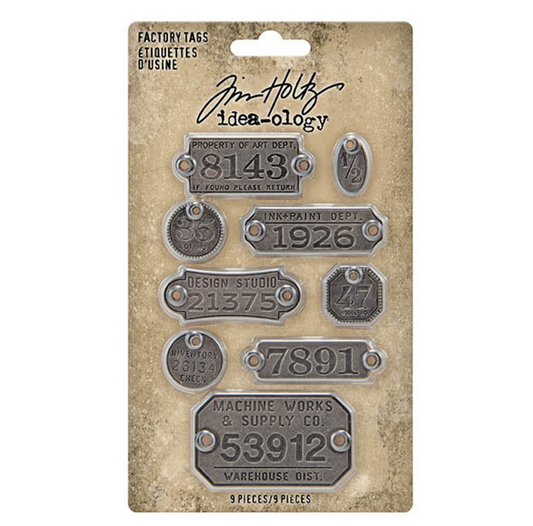 Idea-ology Tim Holtz Factory Tags
