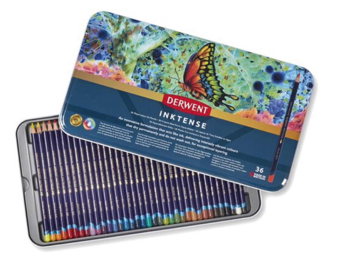 Derwent - Inktense Aquarelpotloden set 36 stuks