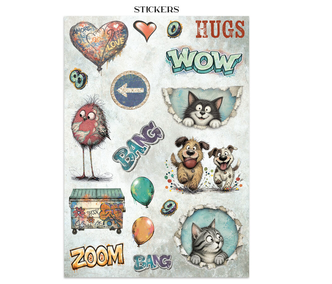 Stamperia - Furry Friends 2 - Junk Journal