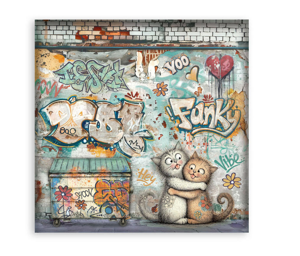 Stamperia - Furry Friends 2 8x8 Inch Paper Pack (Single Face)