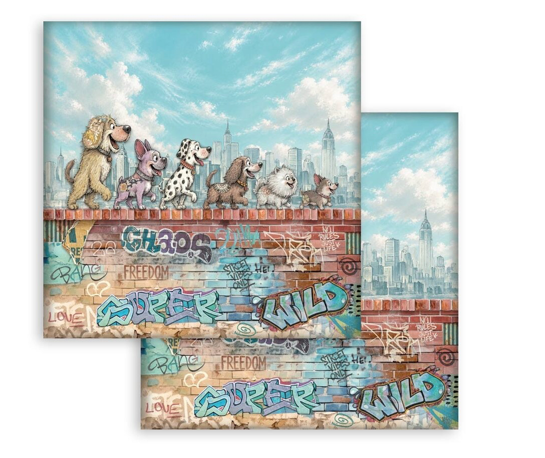Stamperia - Furry Friends 2 12x12 Inch Paper Pack
