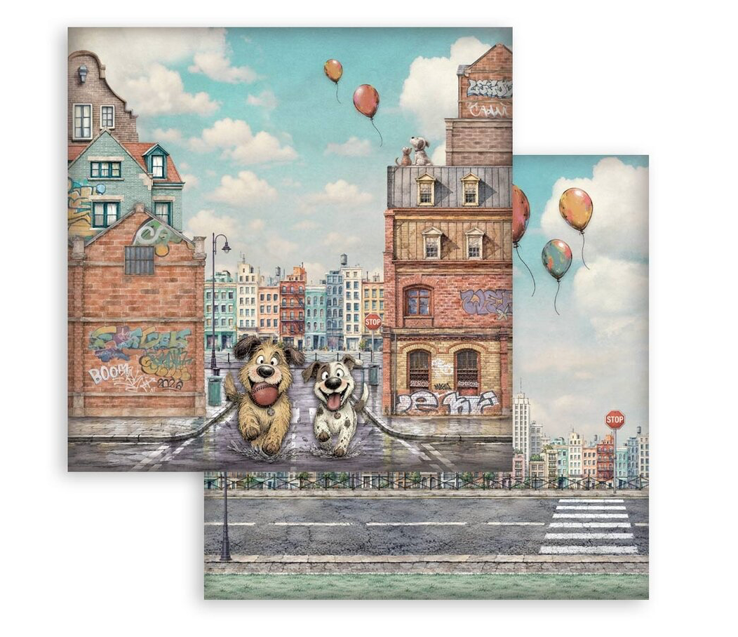 Stamperia - Furry Friends 2 12x12 Inch Paper Pack