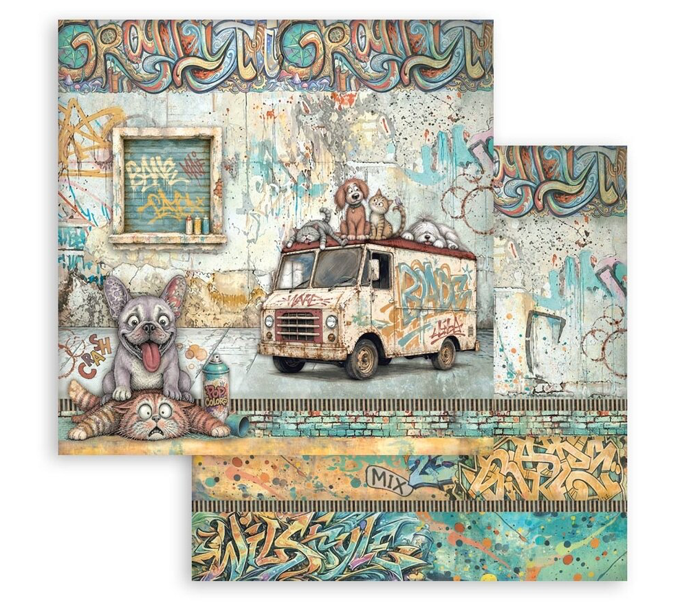Stamperia - Furry Friends 2 12x12 Inch Paper Pack
