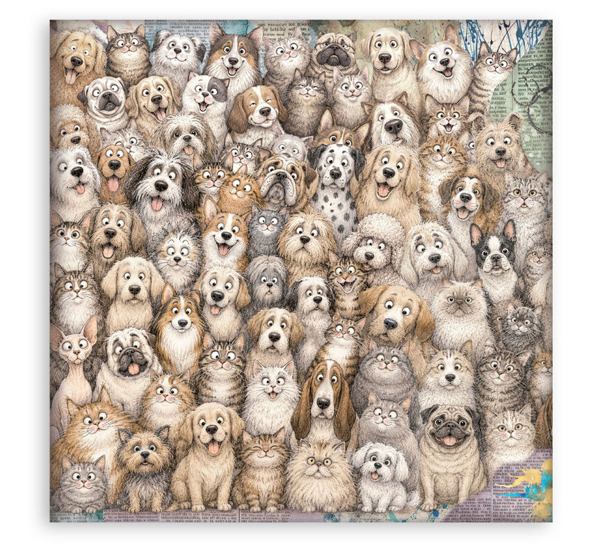 Stamperia - Furry Friends 2 12x12 Inch Paper Pack (Single Face)