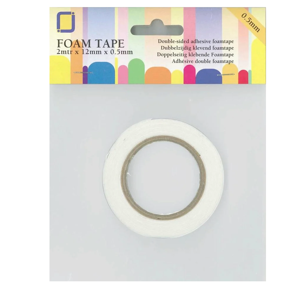 JEJE - Foam Tape 2 m x 12 mm x 0,5 mm