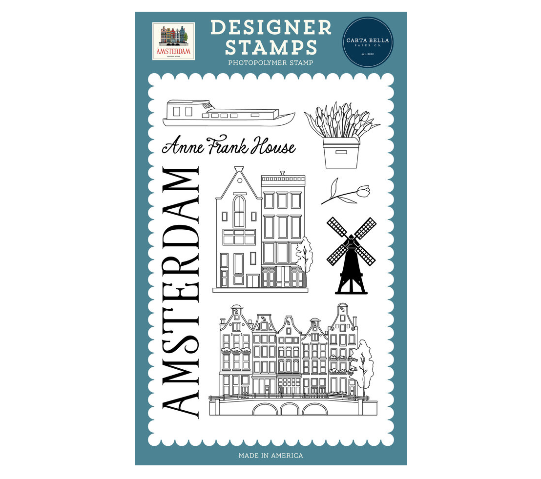 Carta Bella - Amsterdam Designer Stamp Set