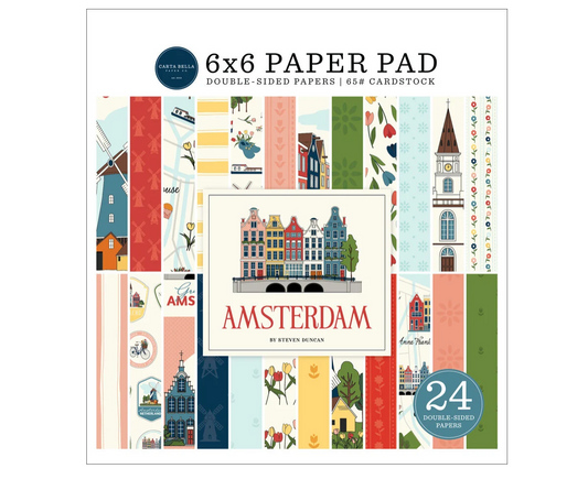 Carta Bella - Amsterdam 6x6 Inch Paper Pad