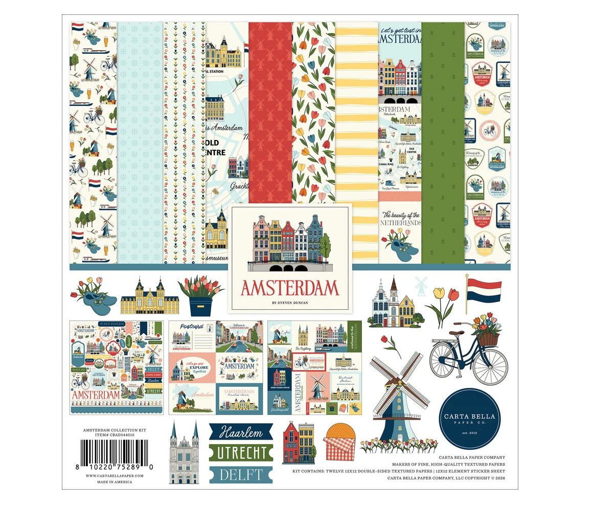 Carta Bella - Amsterdam 12x12 Inch Collection Kit