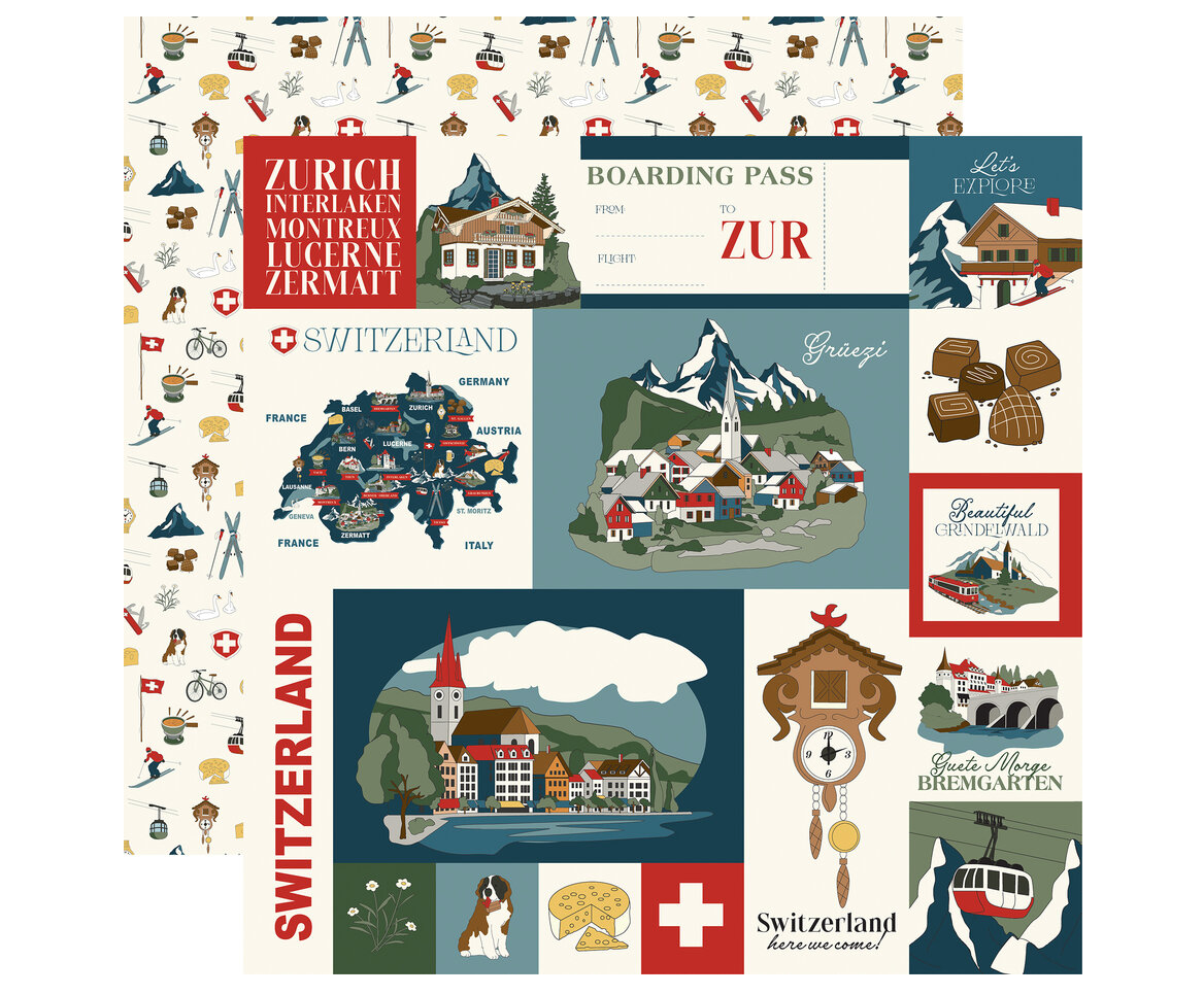 Carta Bella - Switzerland 12x12 Inch Collection Kit
