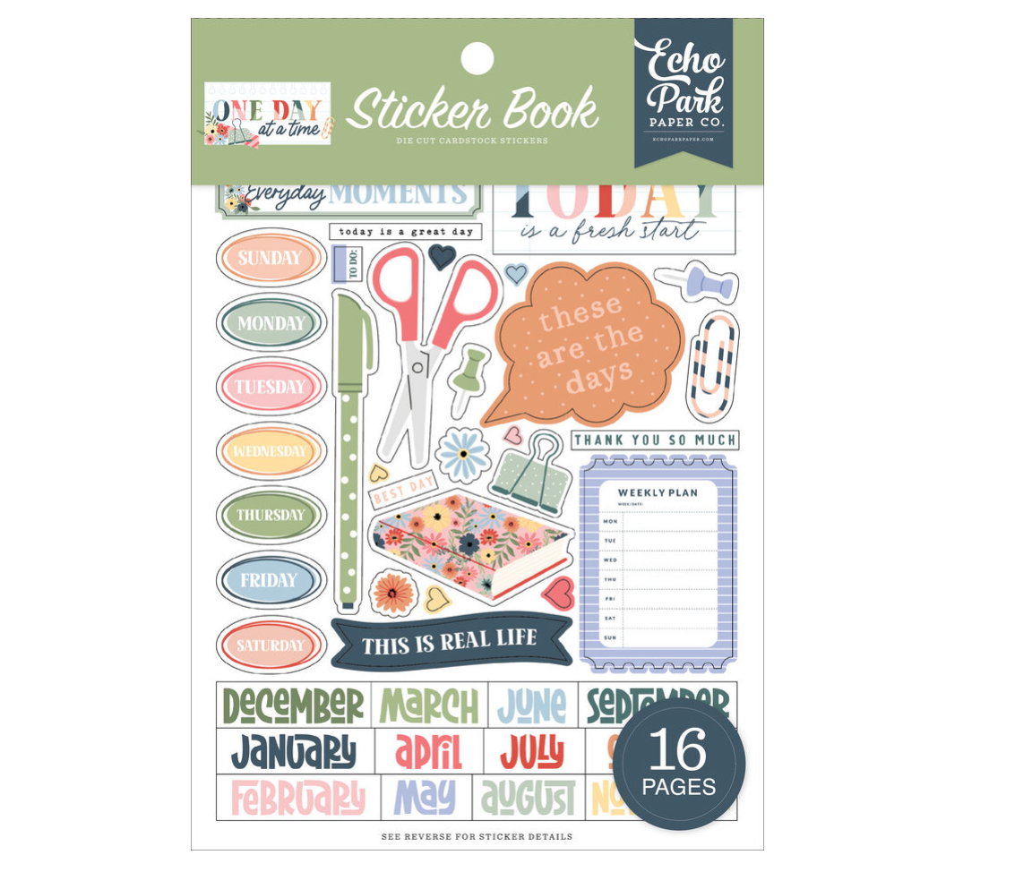 Echo Park - One Day At A Time Sticker Book