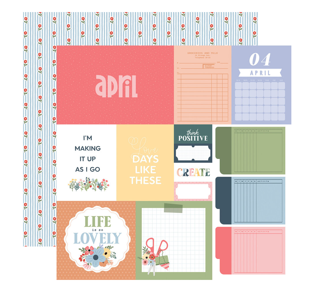 Echo Park - One Day At A Time 12x12 Inch Collection Kit