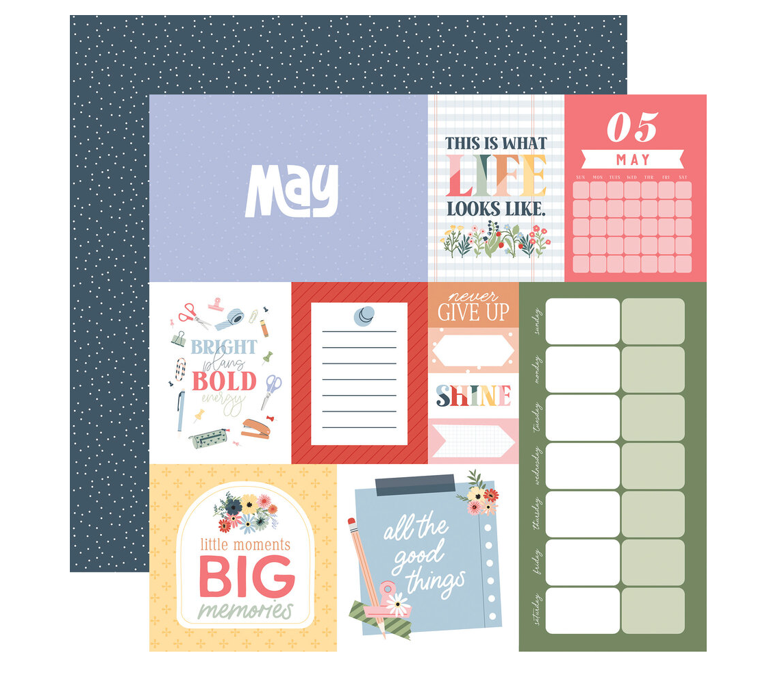Echo Park - One Day At A Time 12x12 Inch Collection Kit
