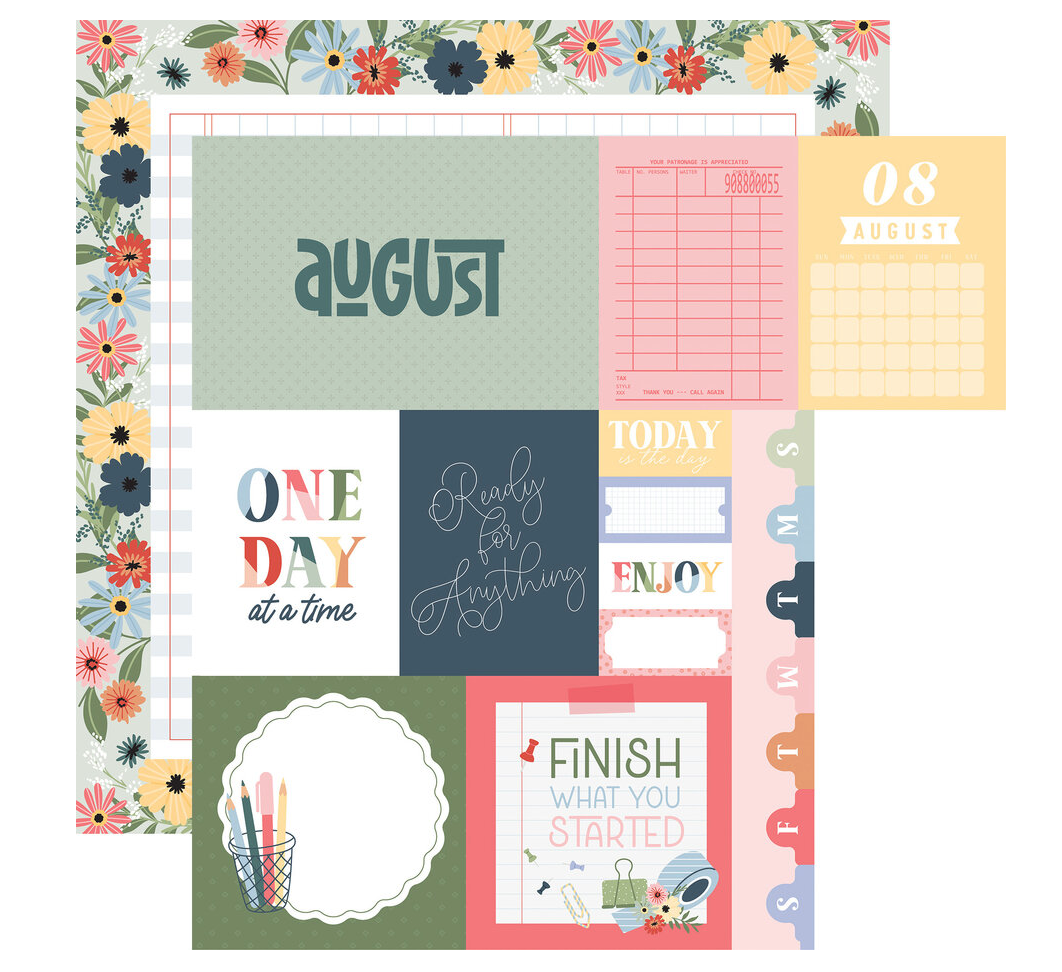 Echo Park - One Day At A Time 12x12 Inch Collection Kit