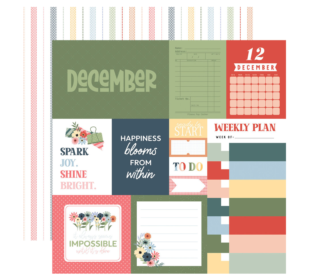 Echo Park - One Day At A Time 12x12 Inch Collection Kit