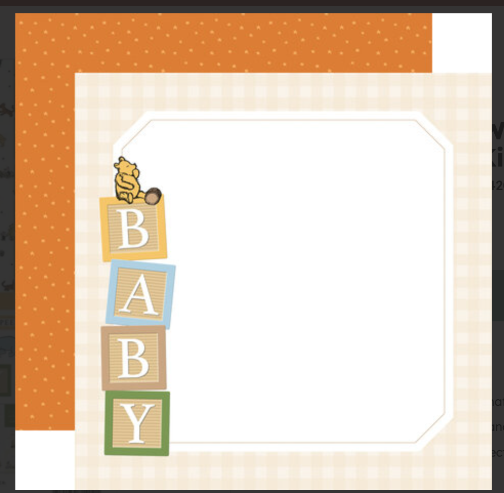 Echo Park - Winnie the Pooh Baby