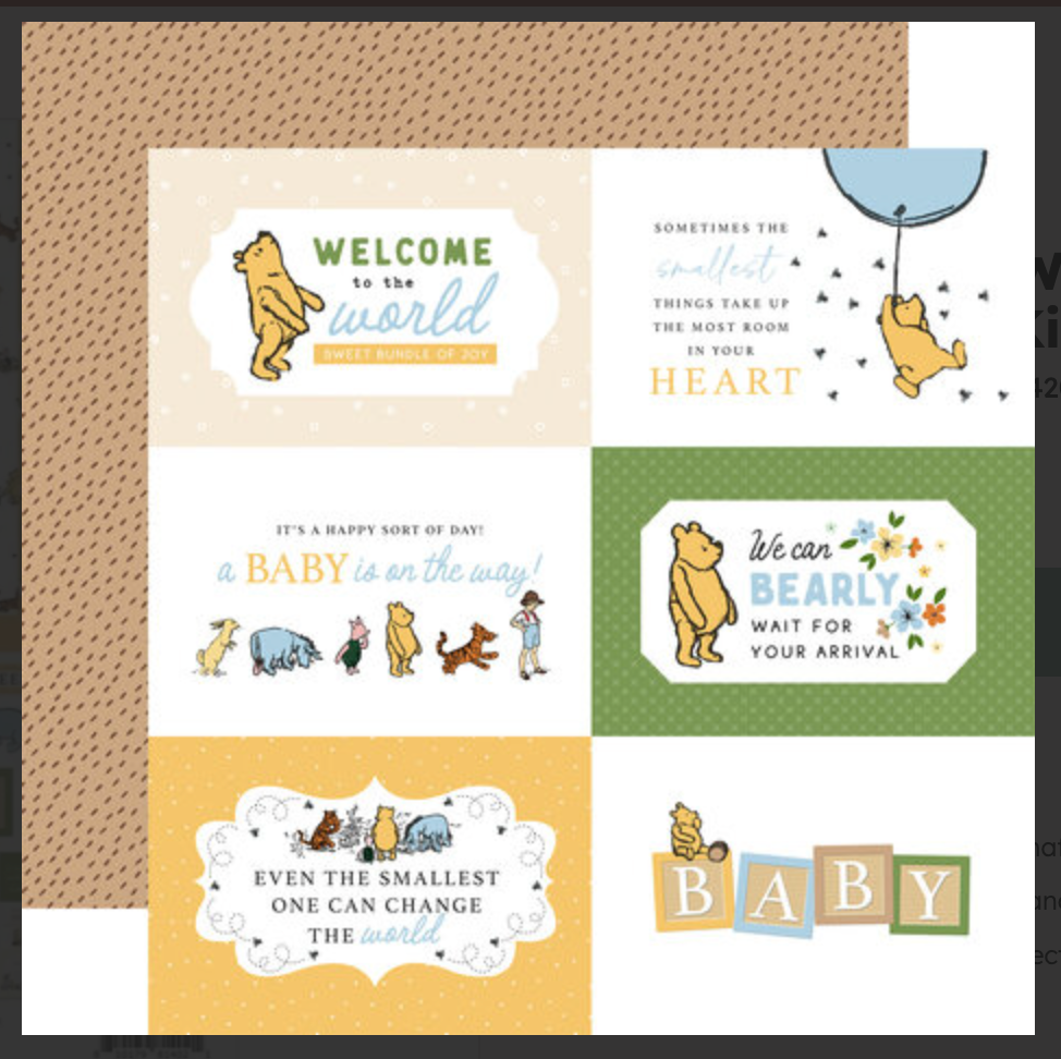 Echo Park - Winnie the Pooh Baby