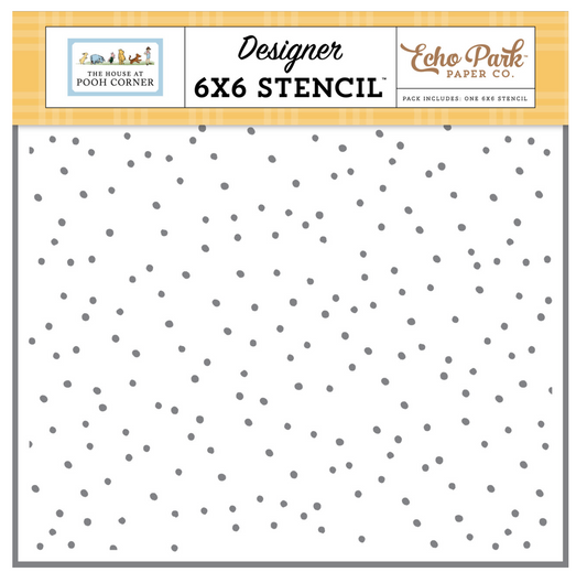 Echo Park - The House at Pooh Corner - Designer 6x6 stencil