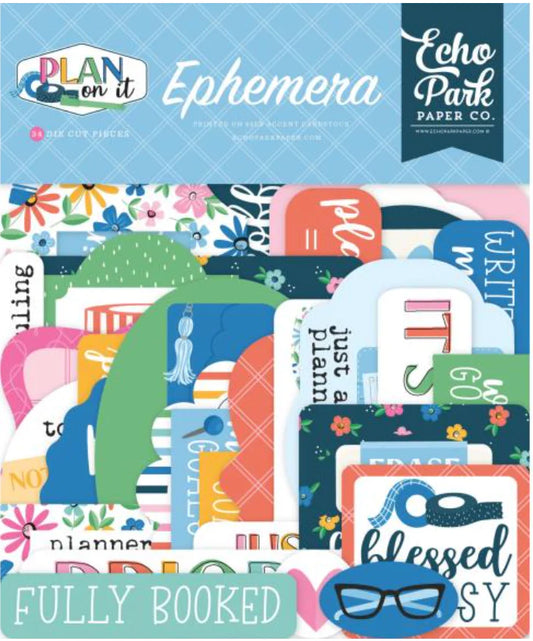 Echo Park - Plan On It Ephemera - Die Cuts