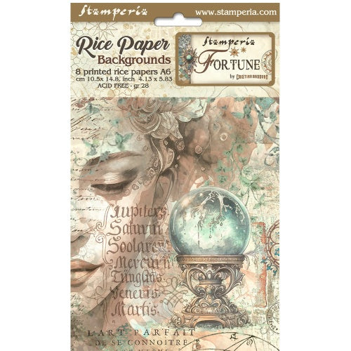 Stamperia - rice paper A6 Fortune