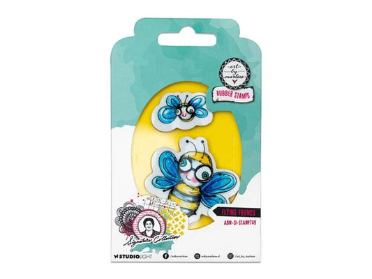 Art  by Marlene - Rubber Stamps - Flying Friends