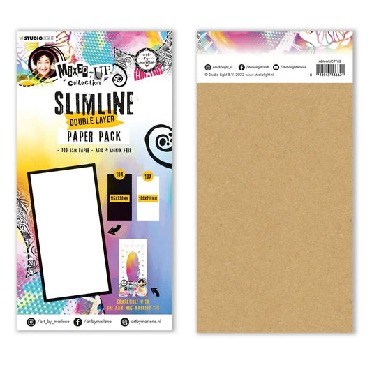 Art by Marlene - Mixed up collection Slimline paper pack