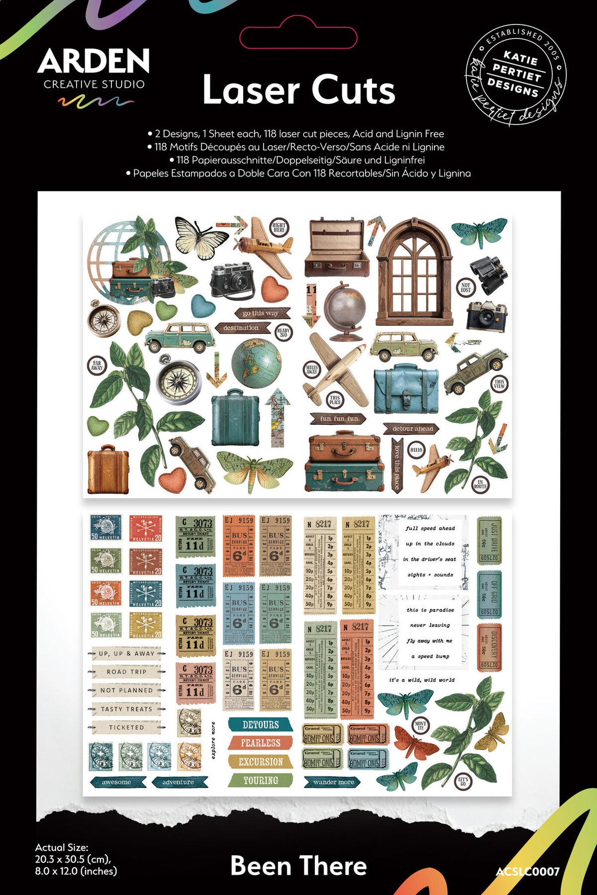 Arden Creative Studio Been There laser cuts
