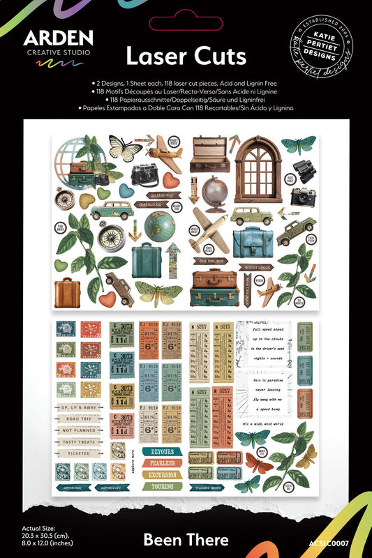 Arden Creative Studio Been There laser cuts