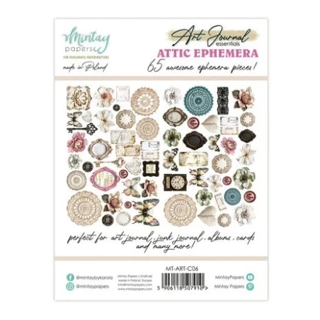 Mintay Papers - Art Jiournal Ephemera Pack Attic