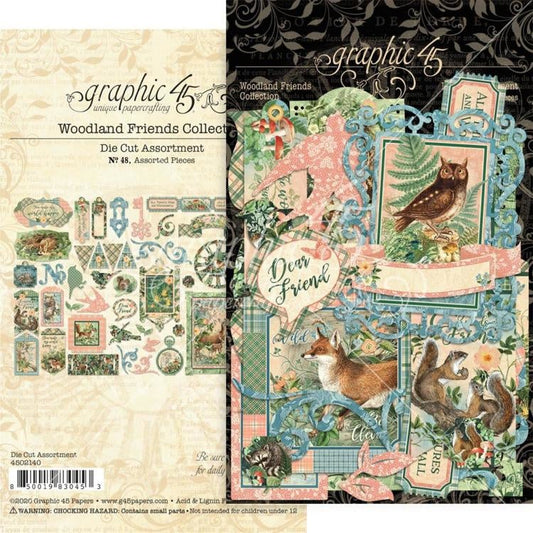 Grafik 45 Woodland Friends Diecuts