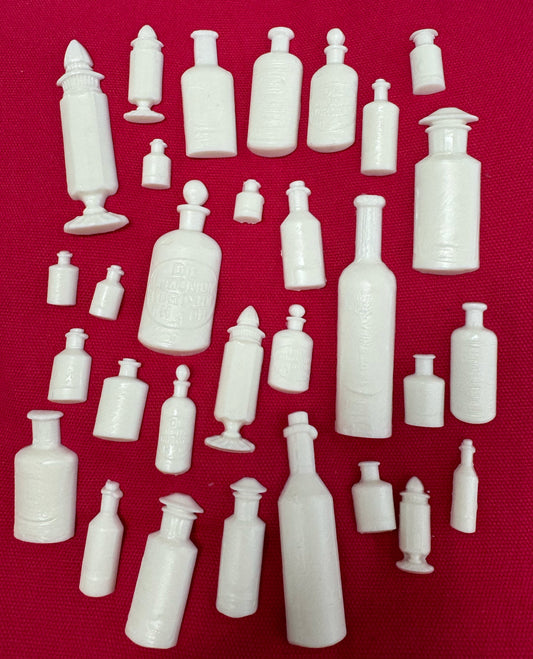 Epoxy set bottles