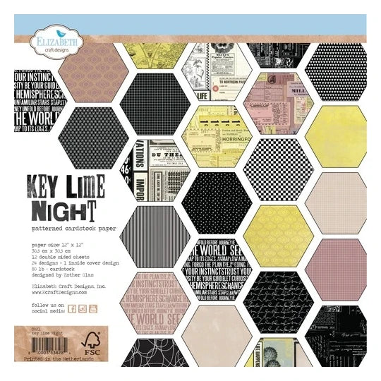 ECD Key Lime Night papierset