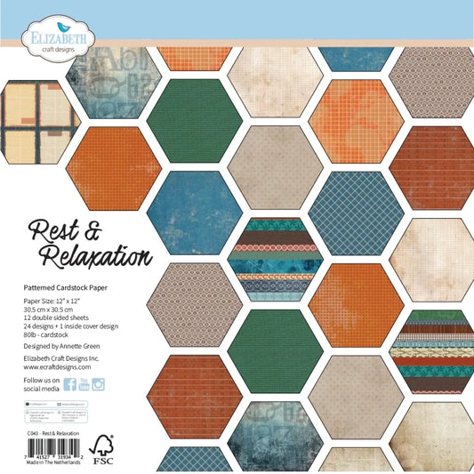 ECD papier Rest & Relaxation 12x12